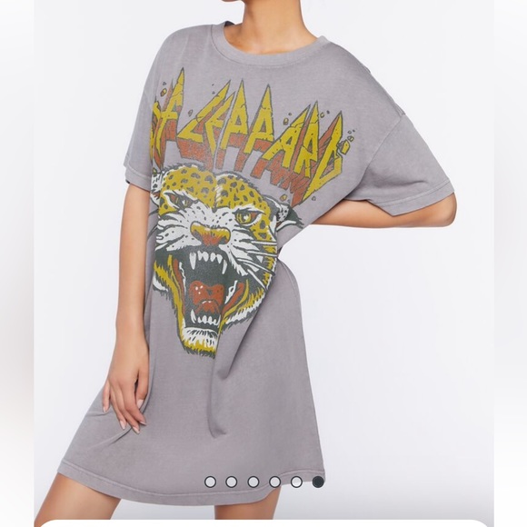 ISO!!! Forever 21 Def Leppard T Shirt Dress - Picture 3 of 4